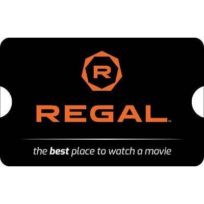 Regal Cinemas $50 (Email Delivery)