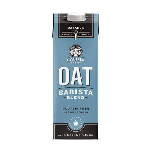Califia Farms - Oat Milk, Unsweetened Barista Blend, 32 Oz (Pack of 6)