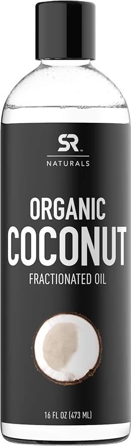 Organic Fractionated Coconut Oil - 100% Pure Multi-Purpose Oil for Hair and DIY Products - Non-GMO Verified (16 Ounces)