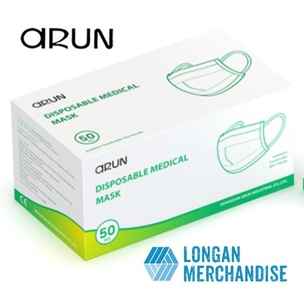 [Arun] 50 pcs Disposable Medical Mask 99% Filration