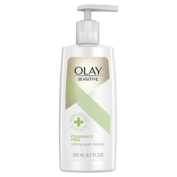 Amazon Olay Facial Cleanser for Sensitive Skin, Fragrance-free, 6.7 Fl Oz Sale