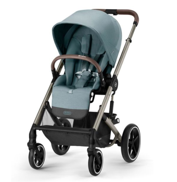 OPEN BOX Balios S Lux 2 Stroller - Taupe Frame / Sky Blue