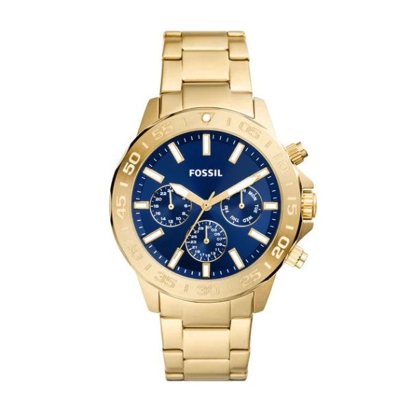 Men's Bannon Multifunction, Gold-Tone Stainless Steel Watch