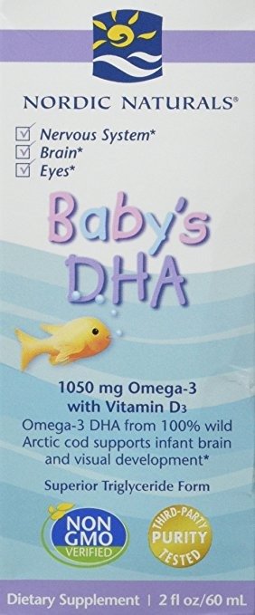 - Baby's DHA, Supports Brain and Visual Development, 2 Ounces