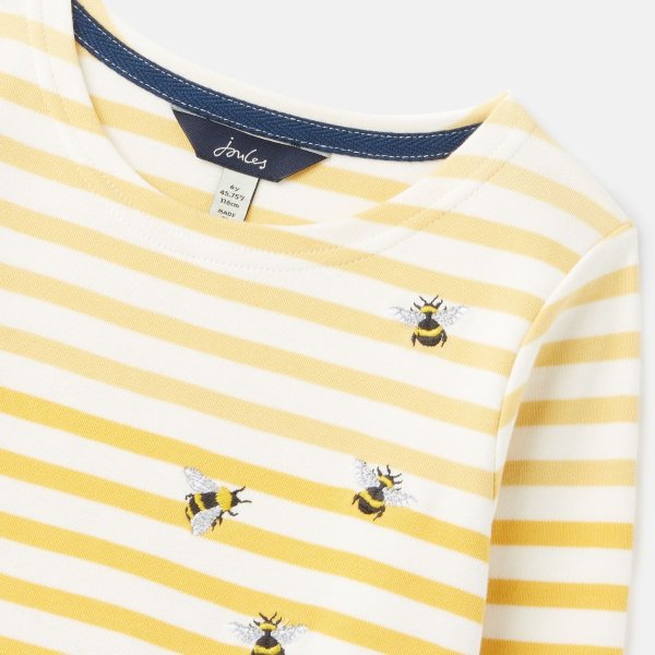 儿童小蜜蜂刺绣T恤