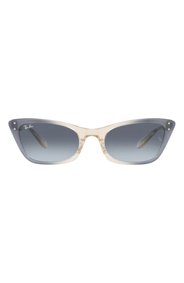 52mm Transparent Cat Eye Sunglasses