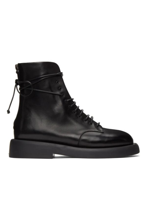 Black Gommello Ankle Boots