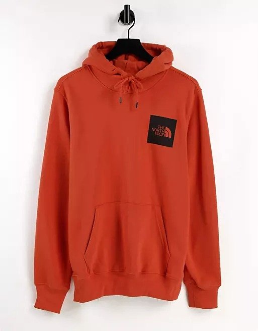 The Noth Face Fine hoodie in rust