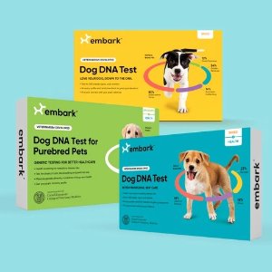 Embark 多款狗狗DNA+健康筛查测试包节日大促