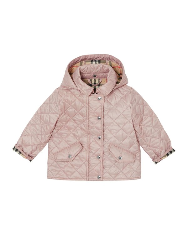 Ilana Quilted Hooded Jacket, Size 6M-2