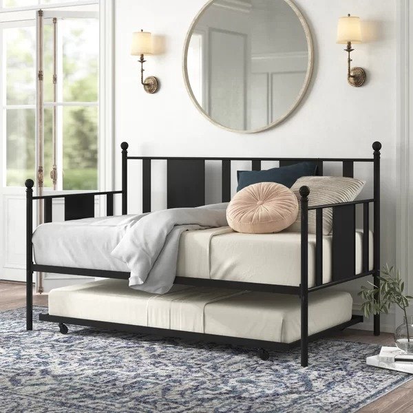 Bartles Metal Daybed with Trundle