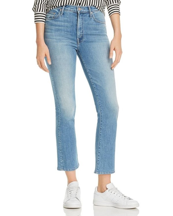 The Insider Cropped Flared Jeans in A Side Of Rice And Beans