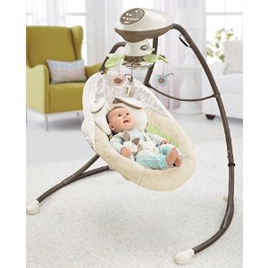 Fisher-Price Snugabunny Cradle 'N Swing with Smart Swing Technology