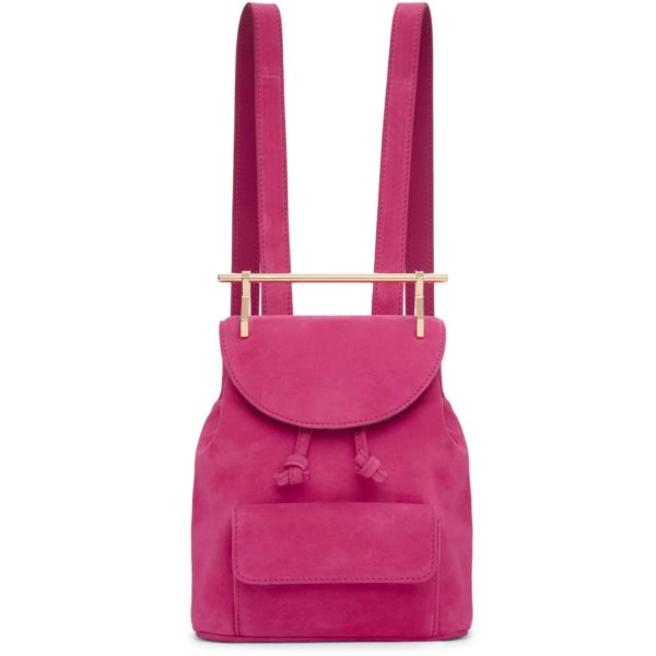 M2Malletier - Pink Suede Mini Backpack