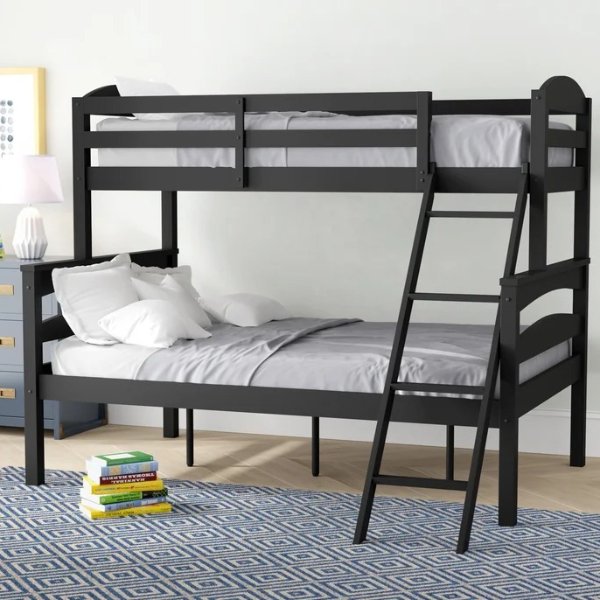 Twin Over Full Solid Wood Standard Bunk Bed 