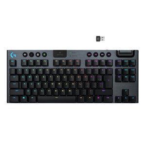 Logitech - G915 TKL Tenkeyless LIGHTSPEED Wireless TKL RGB Mechanical Gaming GL Tactile Switch Keyboard