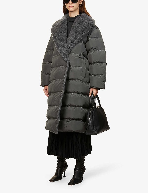 Frisa padded shell-down puffer coat