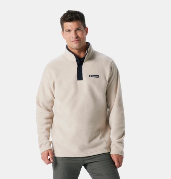 Men's Steens Mountain™ Half Snap Fleece Pullover - Tall | Columbia Sportswear