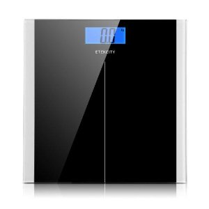 Etekcity Digital Body Weight Bathroom Scale, 400lb/180kg, Black