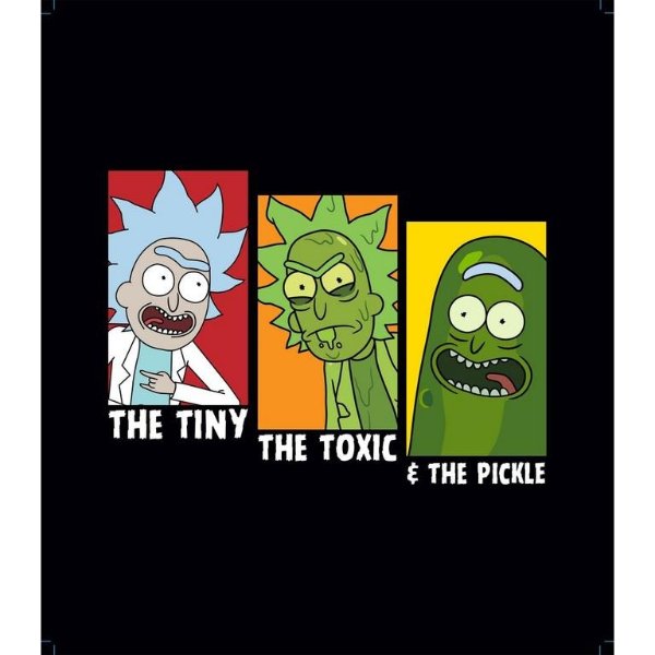 Rick and Morty Tiny Toxic and Pickle Rick T-Shirt | GameStop