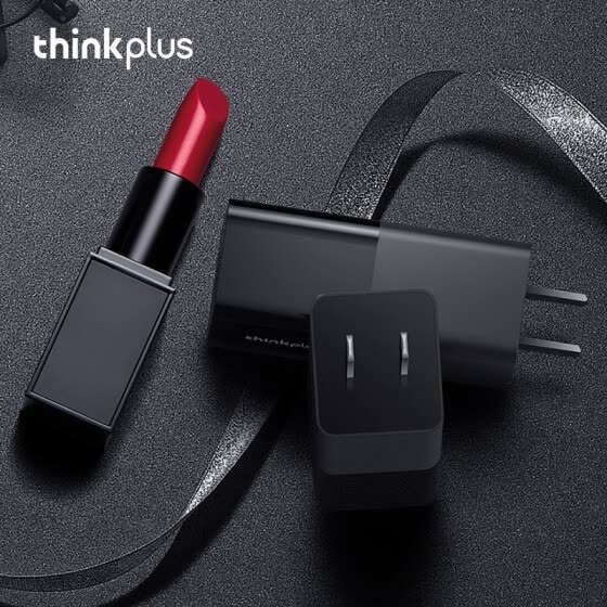 Thinkplus lipstick power adapter 65W multi-fast fast charge support Type-C black
