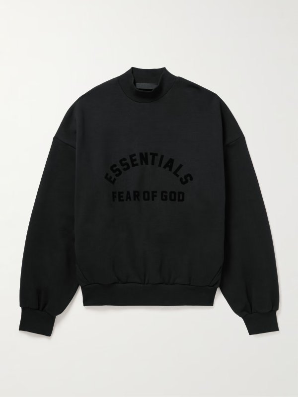FEAR OF GOD ESSENTIALS Logo-Appliquéd Cotton-Blend Jersey