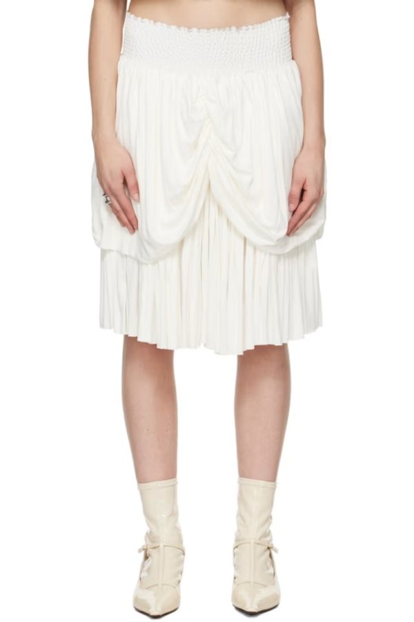 SSENSE 独家发售白色 Claire 半身裙