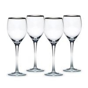 Cameo Platinum Wine Glasses, Set of 4