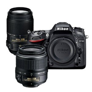 （官方翻新） 尼康 D7100 数码单反相机带 55-300mm VR 及 18-55mm VR镜头套装