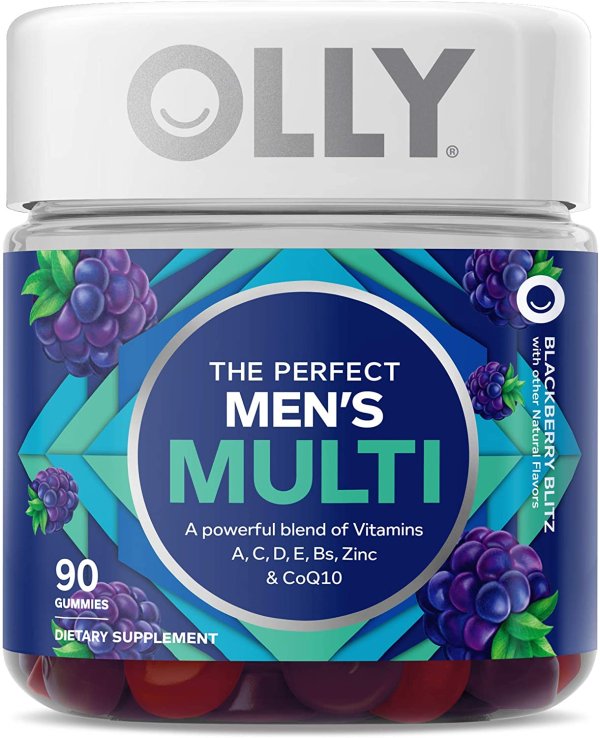 OLLY Men's Multivitamin Gummy, Overall Health and Immune Support