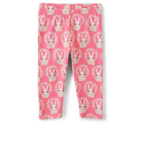 GymboreeGirls Basket Print Knit Capri Leggings - Spring Celebrations | Gymboree - TICKLED PINK