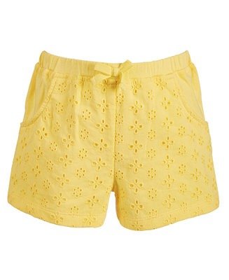 Baby Girls Eyelet Knit Cotton Shorts, Created for Macy's