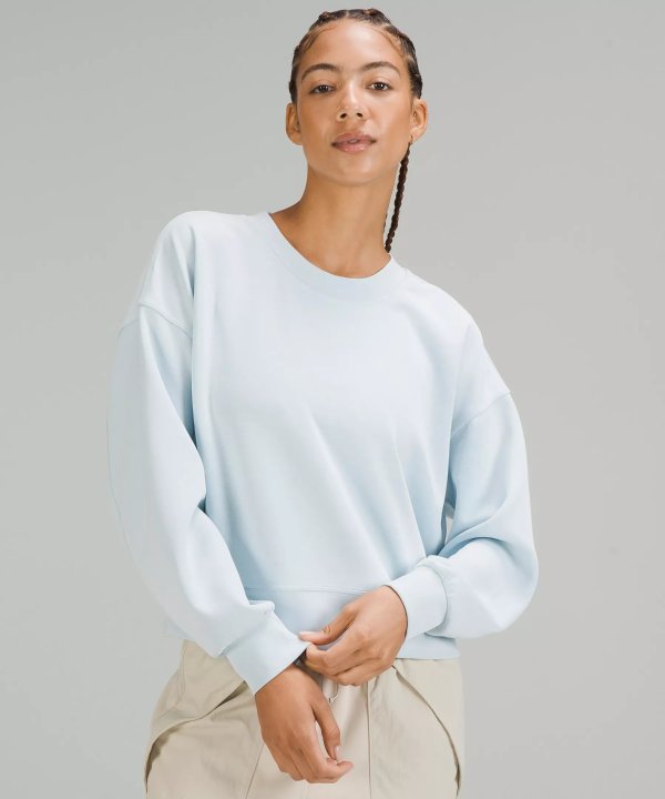 Softstreme Perfectly Oversized Crewneck Pullover, Women's Hoodies &  Sweatshirts