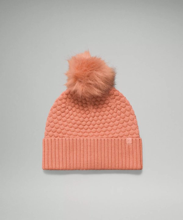 Bubble Knit Pom小帽