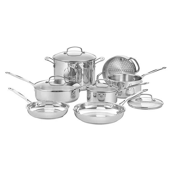 Chef's Classic 11-pc. Stainless Steel Cookware Set