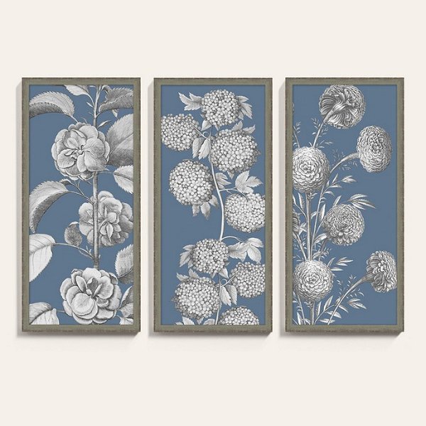 Floral Garden Framed Art Panel Series