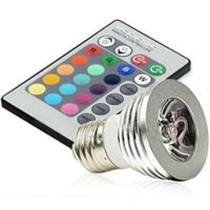  Magic Lighting LED灯泡和遥控器（16种不同的颜色和5种模式）