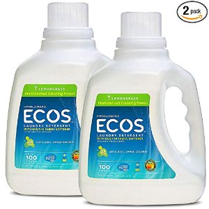Earth Friendly Products 2倍洁净天然温和配方洗衣液 2瓶