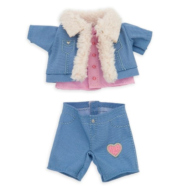 nuiMOs Outfit – Valentine's Day Sherpa-Lined Heart Denim Jacket and Jeans | shop