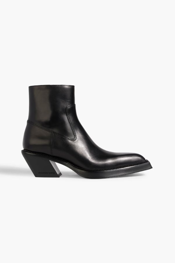 Donovan leather ankle boots