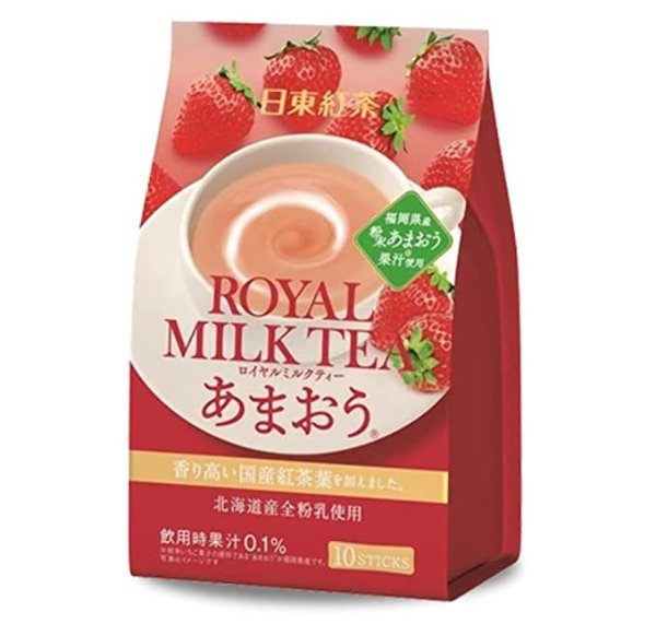 日东红茶牌草莓口味皇家奶茶 10条装