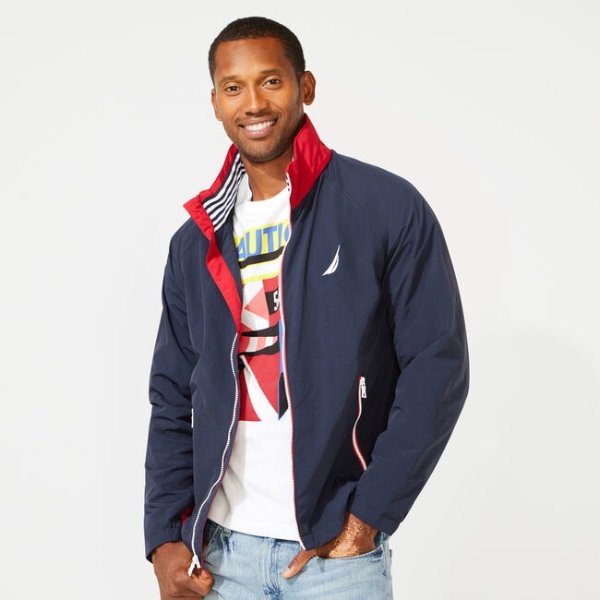 83 BOMBER JACKET WITH CONCEALED HOOD