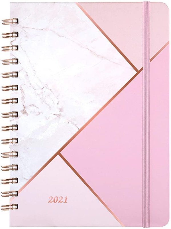 2021 Planner - Weekly & Monthly Planner with Tabs, 6.3" x 8.4"