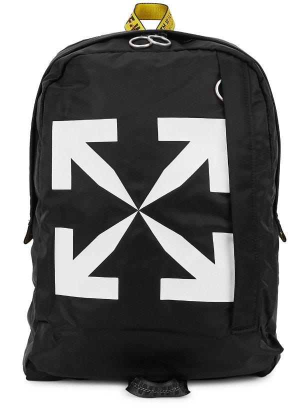 Arrows black nylon backpack