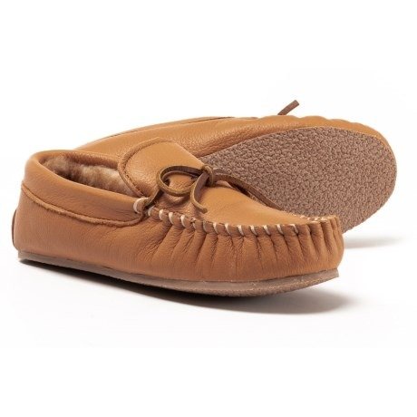 Clarks Shearling Moccasins - Leather (For Women)