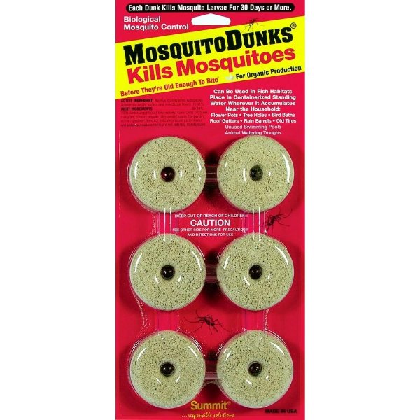 12 in. Mosquito Dunks (6-Pack)