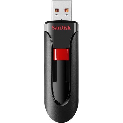 CZ60 32GB USB Flash Drive 2.0, Black/Red
