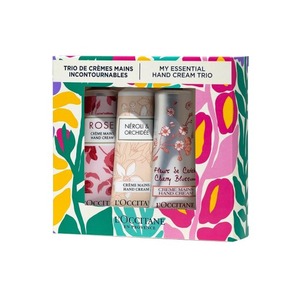 Floral Hand Cream 3-Piece Gift Set