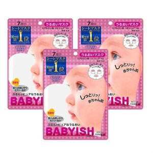 Kose 婴儿肌补水保湿面膜 7片*3