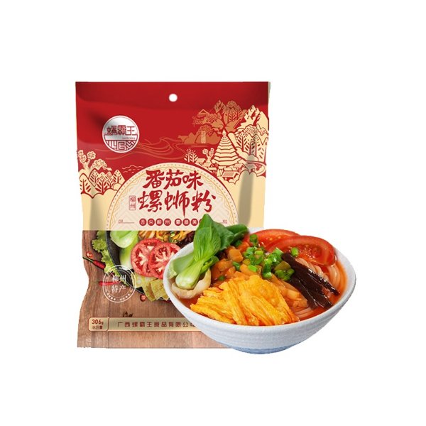 Luo Bawang Stinky Snail Rice Noodle Tomato Flavor 306g